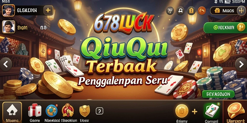 Tampilan gameplay menarik dari 678LUCK saat bermain QiuQiu.
