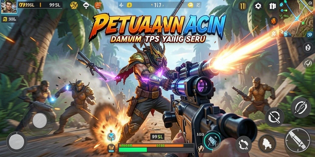 Screenshot gameplay 99SL yang menunjukkan aksi pertempuran seru.