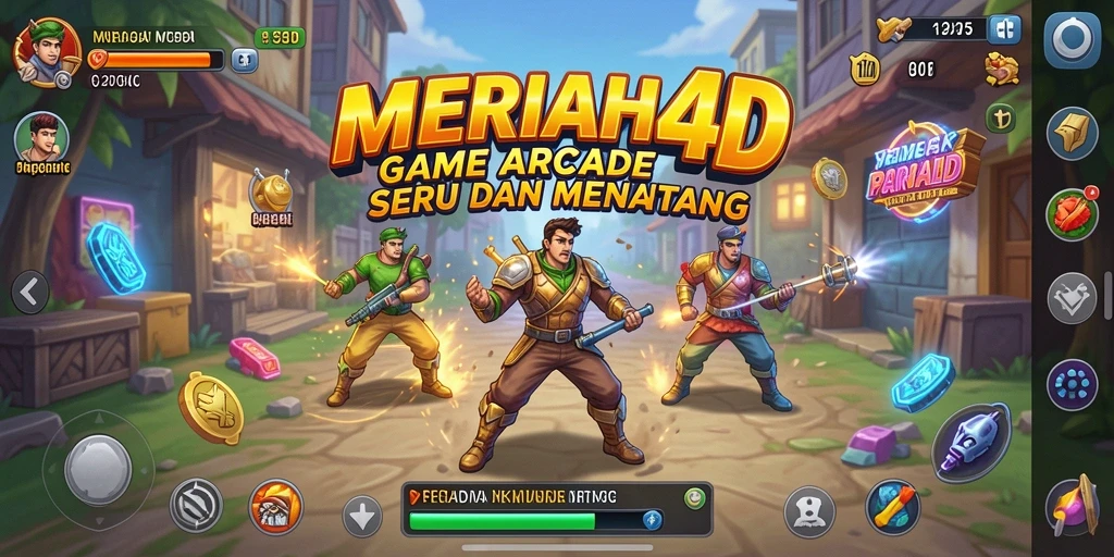 Screenshot utama MERIAH4D menampilkan gameplay menantang yang seru.