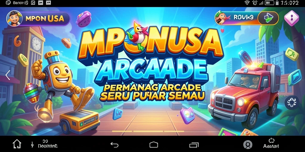 Tangkapan layar MPONUSA menunjukkan gameplay yang seru dan interaktif.