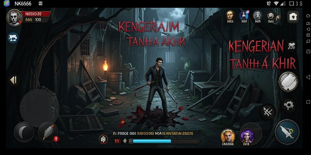 Gameplay menyeramkan dengan suasana mencekam di NK666.