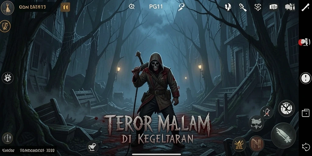 Screenshot menunjukkan momen mencekam dalam gameplay PG11.