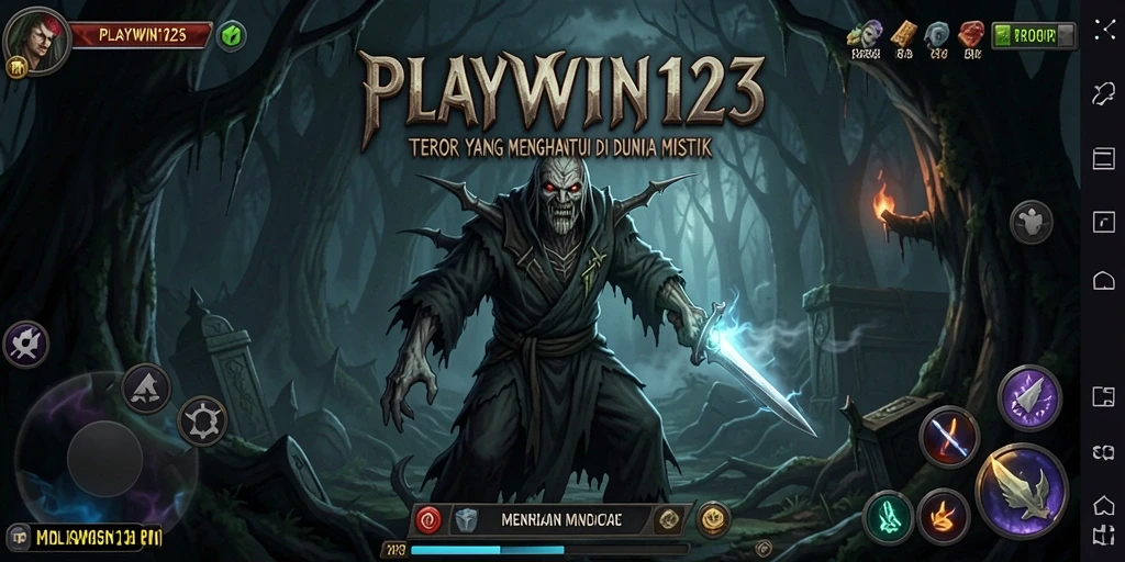 Screenshot menunjukkan gameplay mencekam dari PLAYWIN123.