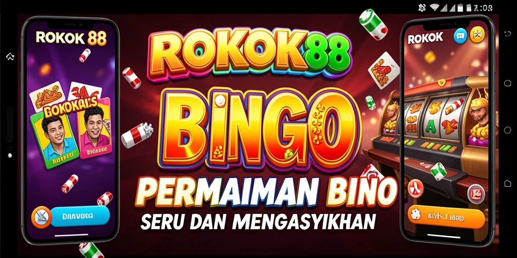 Tampilan utama gameplay Bingo di ROKOK88 yang mengasyikkan.